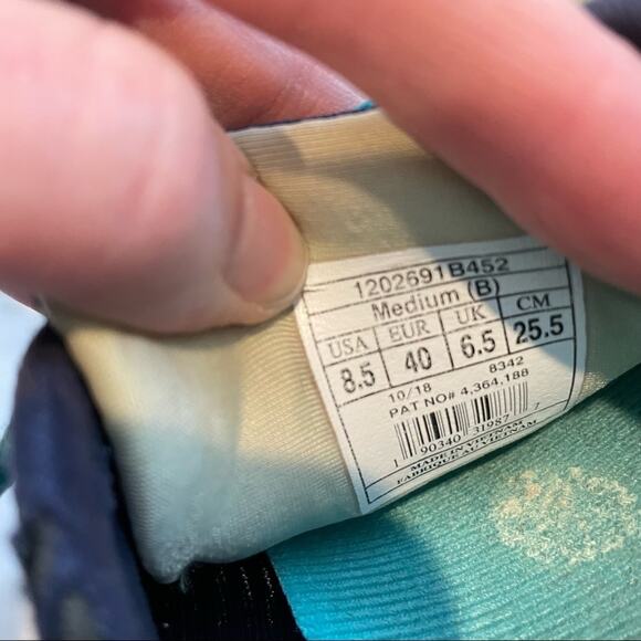 Brooks Ravenna 9 Blue & Teal Womans Running Shoes Sneakers Womens 8.5 Sporty - Picture 8 of 9
